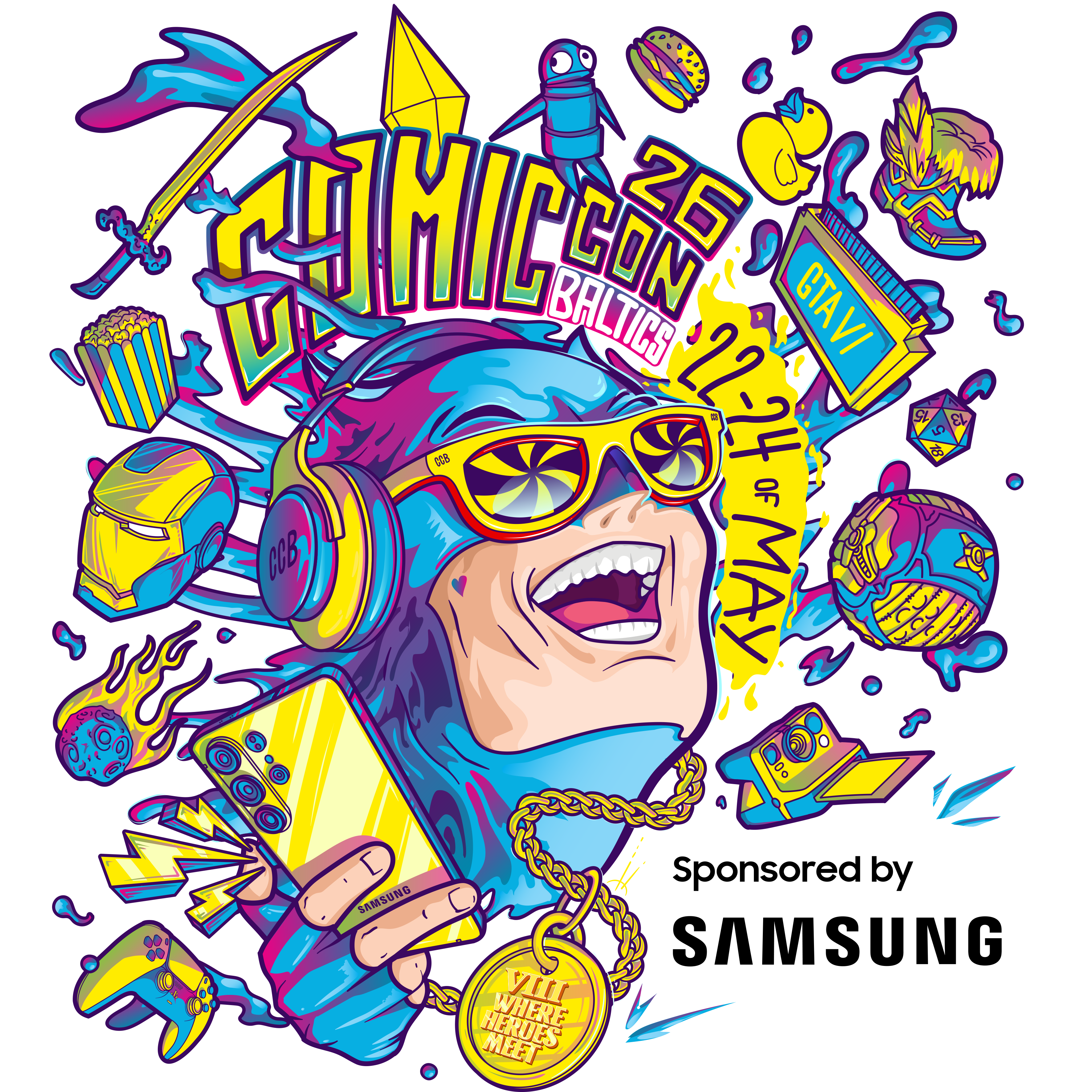 Comic Con Baltics 2026 Main Visual